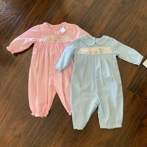 Smocked Collared Petit Ami Longall